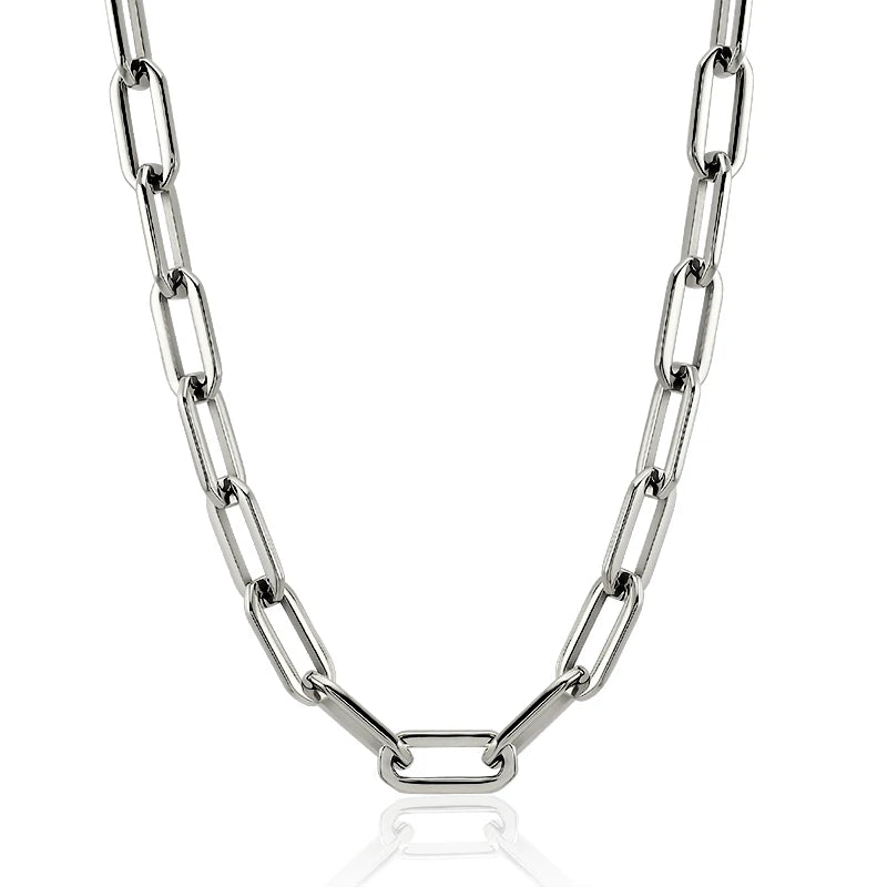 Gold Color Big Carabiner Lock Clasp Chain Link Charm Femme Bracelet for Women Handmade Statement Bracelet Necklace Sets NovaCart