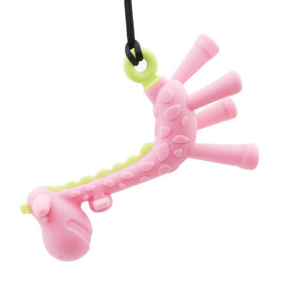 Unique Cute Cartoon Giraffe Shape Baby Teether Silicone  Teething Toy New Hanging Toy For Baby Activity Stevvex