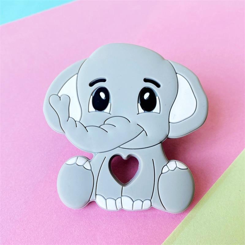 Silicone Elephant Animal Newborn Teethers Toy Cartoon Children Perfect Gift For Baby Boys or Girls Stevvex