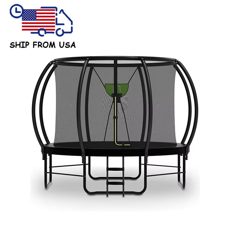Zoshine Outdoor Jumping Trampoline Curved Pole Garden Trampoline with PVC Spring Cover Large Trampoline in Stock NovaCart