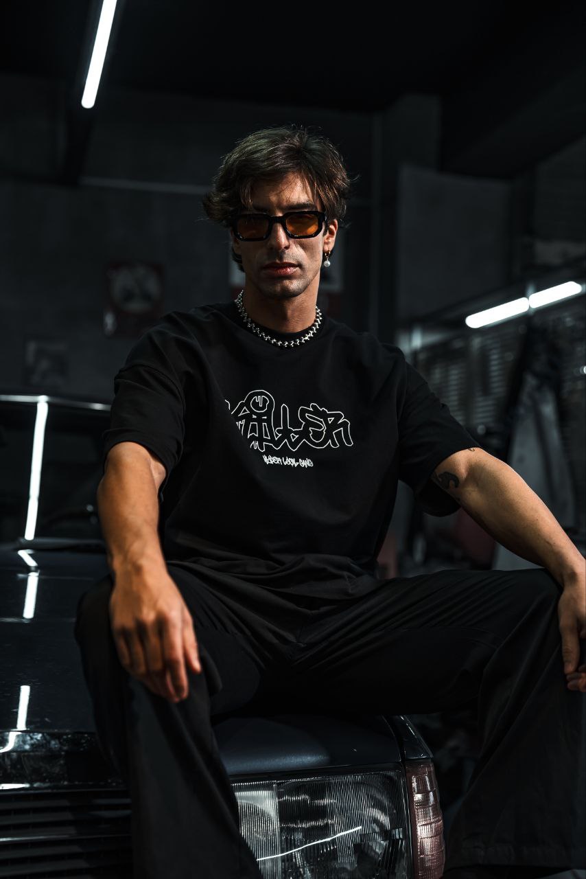 Hadett Local Gang Oversized T-Shirt Withinblack