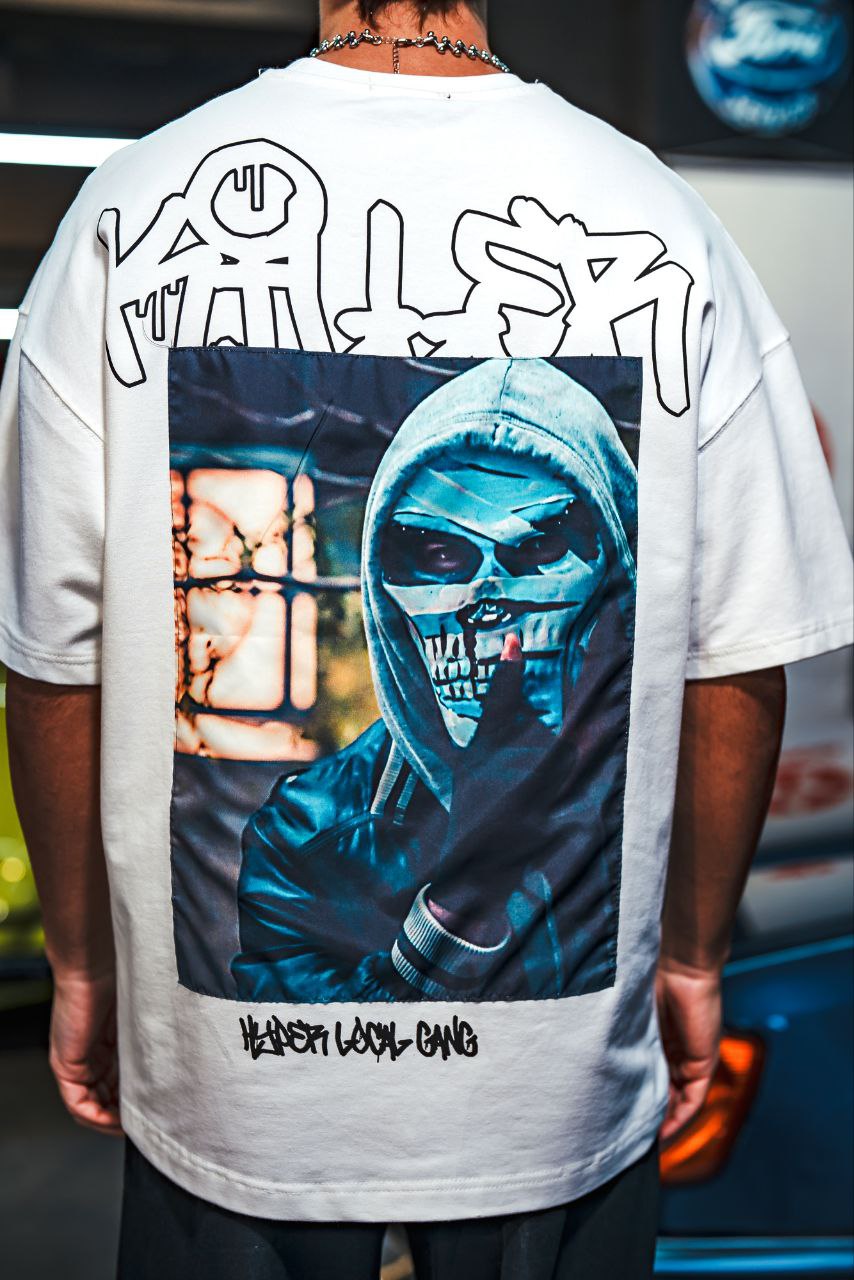 Hadett Local Gang Oversized T-Shirt Withinblack