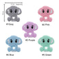New Sets Baby Silicone Teether Rodent Silicone Animal Fox Teeth Chew Children Goods Stevvex