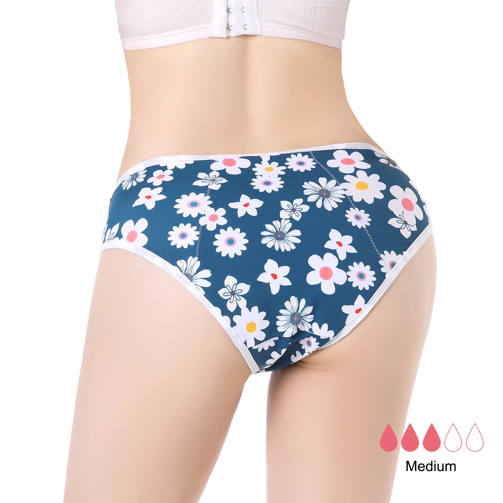 Shanhao Print Menstrual Panties Teens Organic Cotton Bragas Menstruales Biodegradable Bamboo Period Panties for Women NovaCart