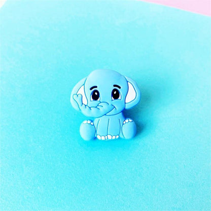 2pc Silicone Elephant Teether  Baby Silicone Chew Charms Baby Teething Gift Toddler Toys Unique Design Stevvex