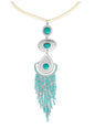 Desert Breeze Turquoise and Silver Pendant Necklace Country in My Heart
