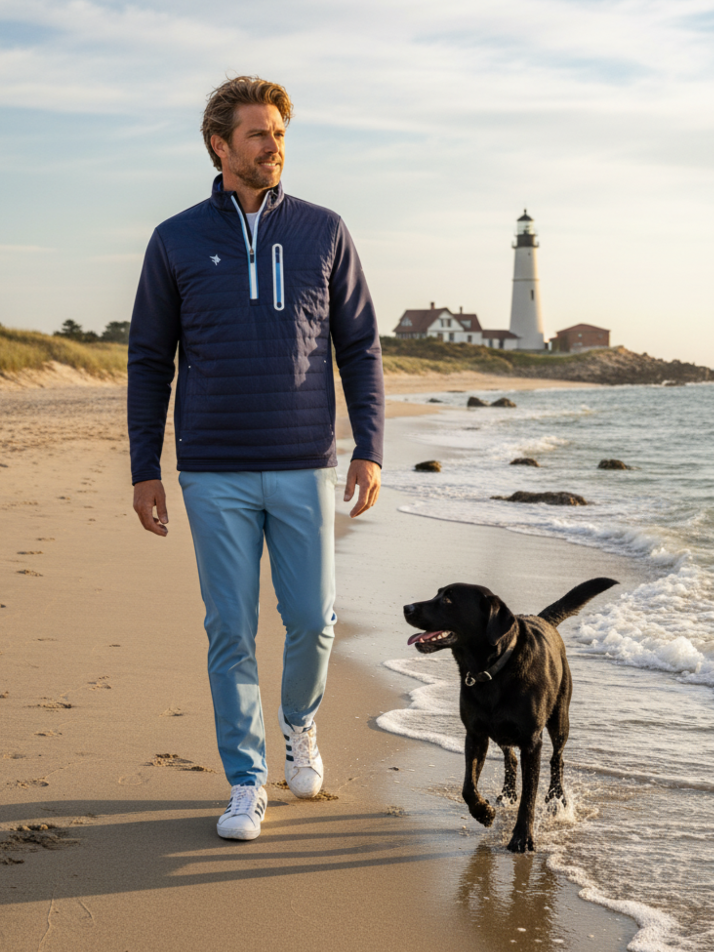 Hampton Pullover Technical Layer White Water Life