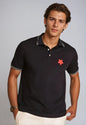 Happy Polo Shirt - Black Buki