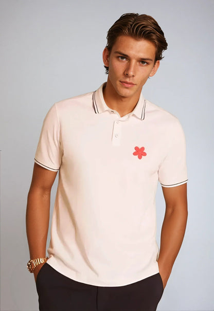 Happy Polo Shirt - White Buki