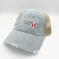 Baseball Mom Script Hat Ivy + Cloth