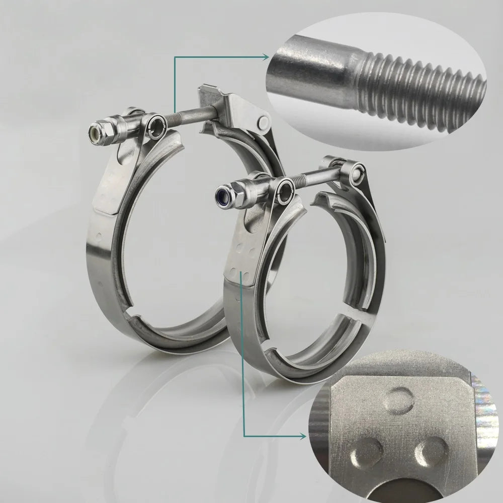 Stainless Steel Pipe Clamp with V Band Connection Made in Guangdong NovaCart