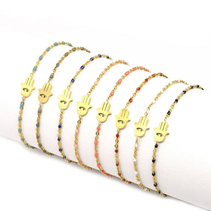 Hamsa Sparkly Bracelets LUNAR VINES