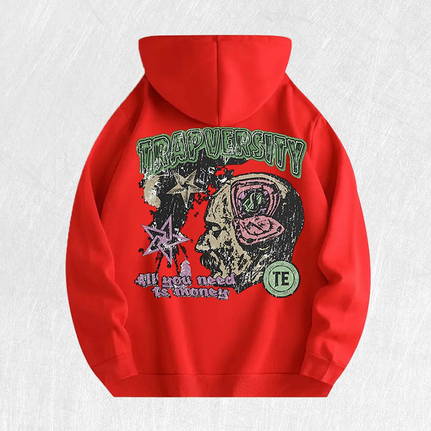 Trapversity Graphic Hoodie 100% Cotton US Warehouse 6 Colors NovaCart