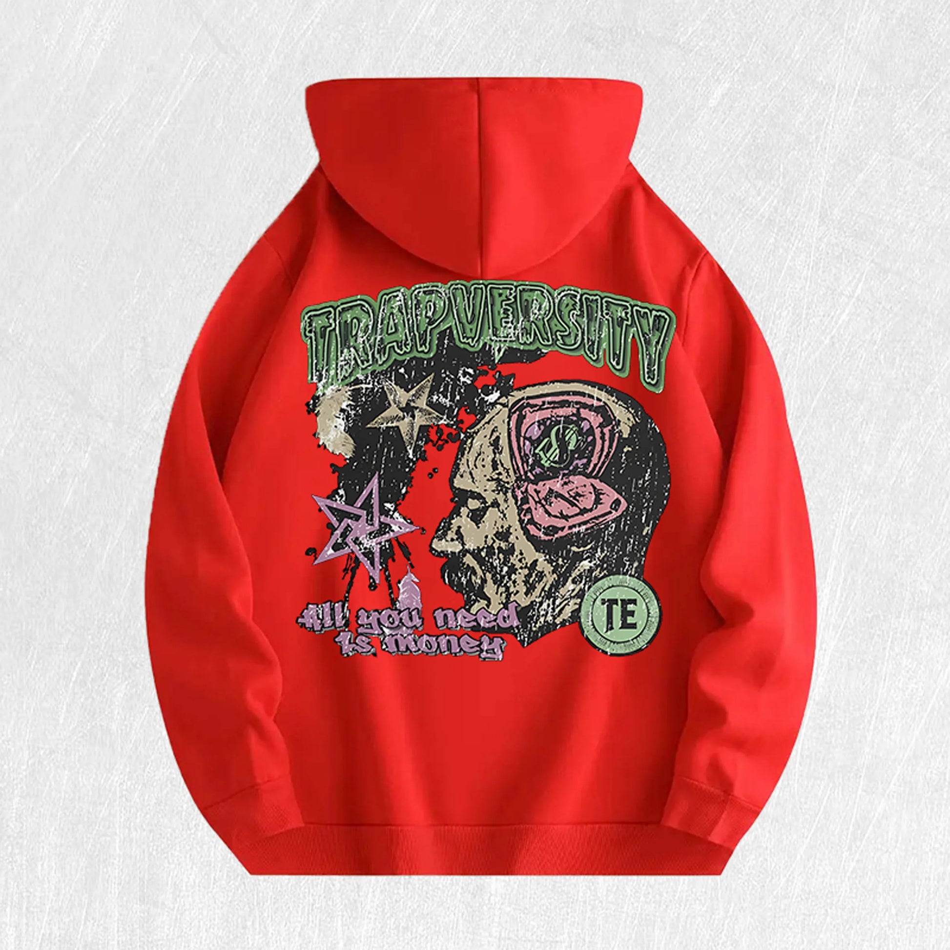 Trapversity Graphic Hoodie 100% Cotton US Warehouse 6 Colors NovaCart