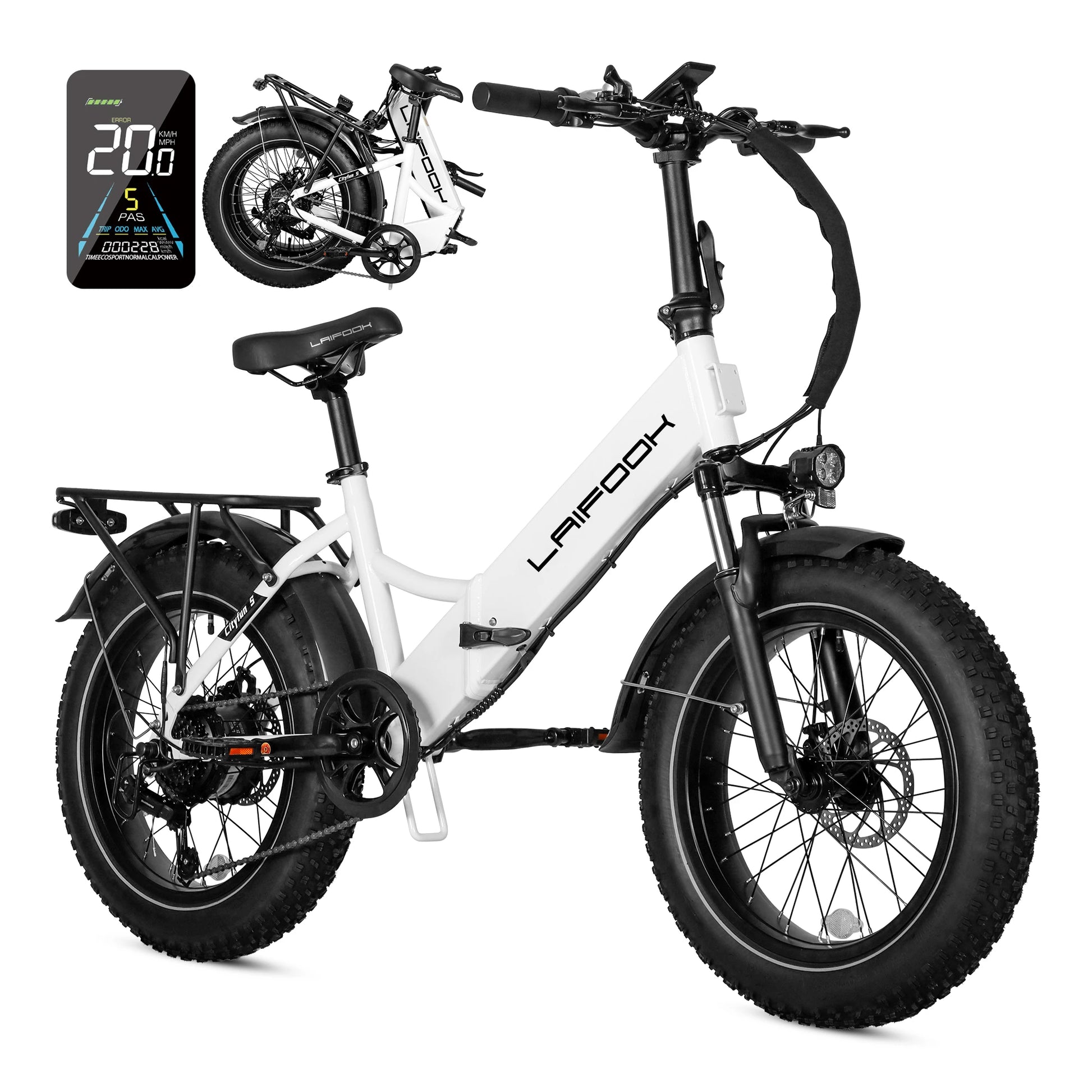 Top Sell 48V 500W 7 Gears Fat Electric Bicycle Bike NovaCart