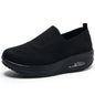 New Women's Casual Sports Air Cushion Mom Shoes Rocking Shoes Slip-Resistant Knitted Women's Shoes NovaCart