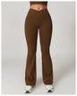 NO MOQ Blank Eco Friendly Flare Recycled Fabric Sustainable Legging Yoga Flared Pants Women NovaCart