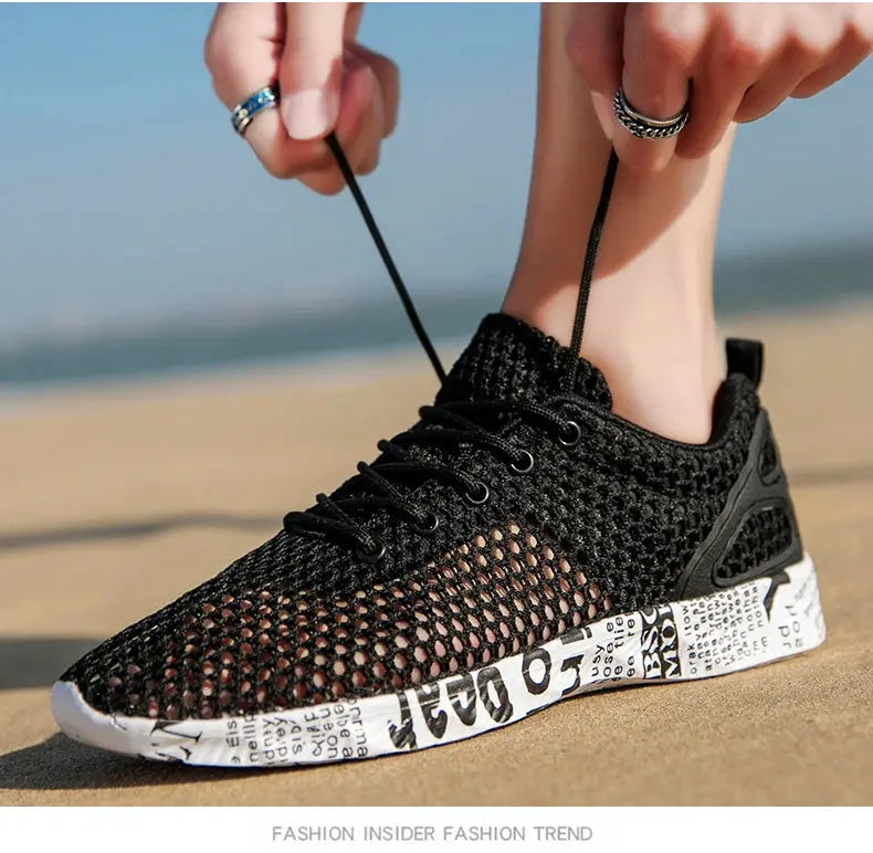 Hight Quality Summer Mens Casual Shoes Aqua Shoes Origin Air Mesh Sneakers Fashion Foam Sport Footwear Beach Shoes Water Shoes NovaCart