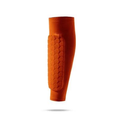 1 PC Leg Sleeves Shin Guards Shockproof Honeycomb Nylon Support Sock Shin Protector Soccer Gear Soccer Shields Sports Legging Pi-Mart