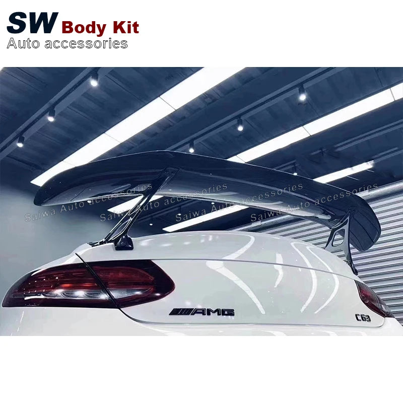 Carbon Fiber Rear Spoiler for Mercedes-Benz C-Class W205 C63 2015-2021Trunk Wing Rear Splitter Aerodynamic Kit NovaCart
