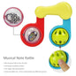 Baby Rattles Teether Shaker Grab and Spin Rattle Musical Toy Set Early Educational Toys For Baby Stevvex