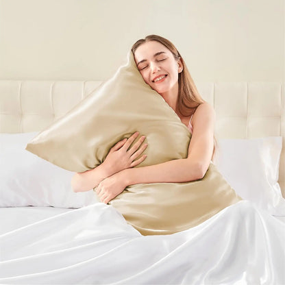 High Reliability Hypo-Allergenic 22mm 25mm 30mm Private Label Soft Mulberry Silk Pillowcase NovaCart