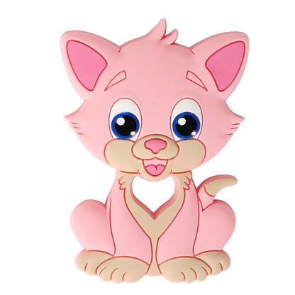 New Animal Style Baby Silicone Teether Food Grade Toys Teething Nursing Silicone BPA Silicone Teether Stevvex
