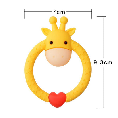 Cute Animal  Baby   Silicone Teether Child Supplies Baby Nursing  Dental Care Child Sucking Toy Perfect For Kids And Parents Stevvex