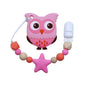 Baby Teething Lovely Koala Owl Horse Cookies Baby Teether Molar Toy Gift Raccoon Food Grade Silicone Beads For Kids and Baby Stevvex