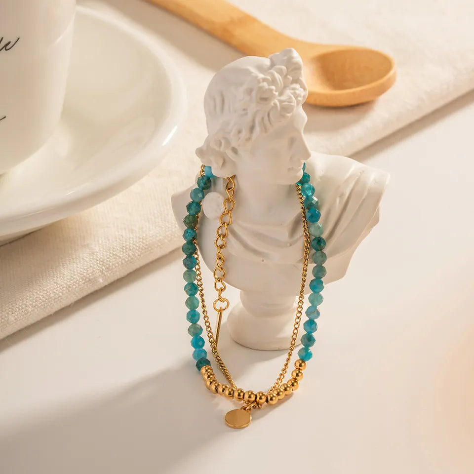 Double Layer Charm Bracelet LUNAR VINES