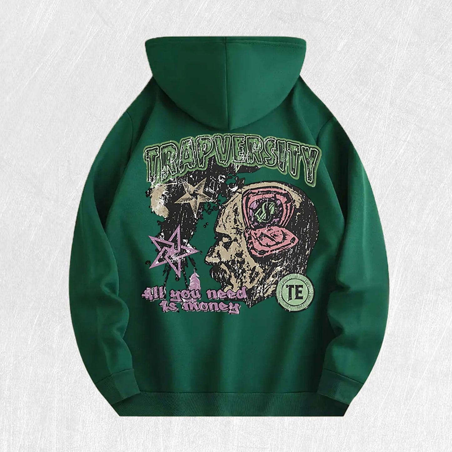 Trapversity Graphic Hoodie 100% Cotton US Warehouse 6 Colors NovaCart