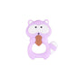 Food Grade Silicone Teethers Animal Fox Koala  Teether  Baby Silicone Chew Charms Kids Teething Gift Toddler Toys Stevvex