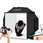New Arrivals PULUZ 40cm Folding 72W 5500K Studio Shooting Tent Soft Box Photography Lighting Kit With 4 Colors Backdrops NovaCart