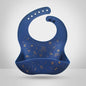 Luxury Modern Bibs Waterproof Soft Silicone Kids Girl Boy Adjustable Children Bib Cute Cartoon Print Baby Feeding Stuff For Kids Stevvex