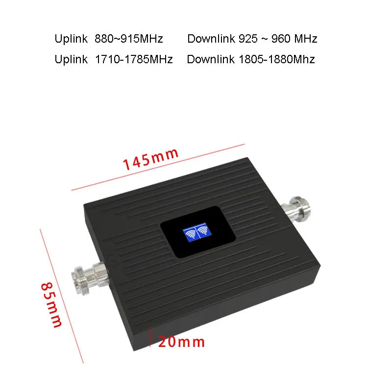 Dual Band 900/1800MHz Repeater Dcs 4G LTE Mobile Phone Signal Booster Cellular Signal Amplifier NovaCart