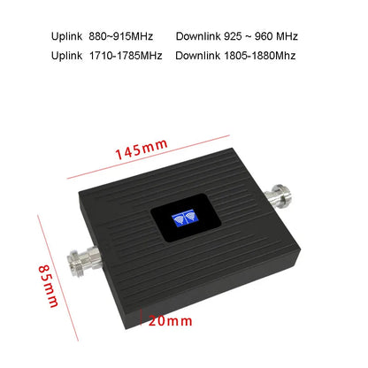 Dual Band 900/1800MHz Repeater Dcs 4G LTE Mobile Phone Signal Booster Cellular Signal Amplifier NovaCart