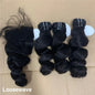 Wholesale Raw Cuticle Aligned Hair 100 Virgin Human Hair Mink Brazilian Hair Straight Bundles With Lace Frontal Closure NovaCart