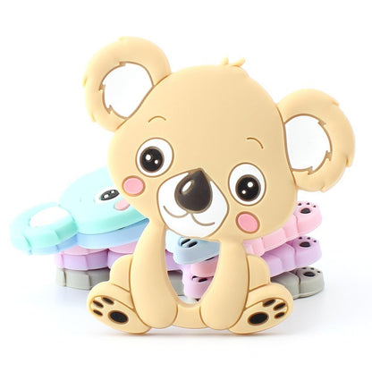 Baby Animal Silicone Teethers Dog Dinosaur Koala Baby Teething Product Accessories For Baby Kids Stevvex