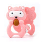 2pcs Cartoon Baby Teether Animal Silicone Teether Raccoon Elephant Koala Giraffe  Baby Teething Toys Accessories Perfect Toy For Kids Stevvex