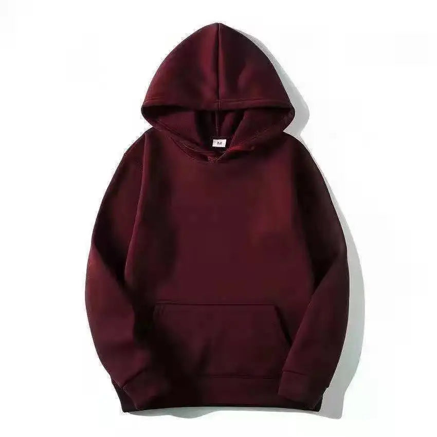 Hoodies Sweatshirts Men Woman Fashion Solid color Red Black Gray Pink Autumn Winter fleece Hip Hop Hoody Male Brand Casual Tops NovaCart