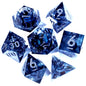 MINI PLANET DND Dice Set Purple Dragon Eye Liquid Core Dice RPG Dungeons&Dragons Wholesale Custom Handmade Polyhedral Resin Dice NovaCart