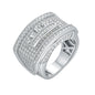 Men's Hip Hop Ring S925 Silver King Letter Moissanite Lab Diamond Pass Tester GRA Certified Luxury Jewelry NovaCart