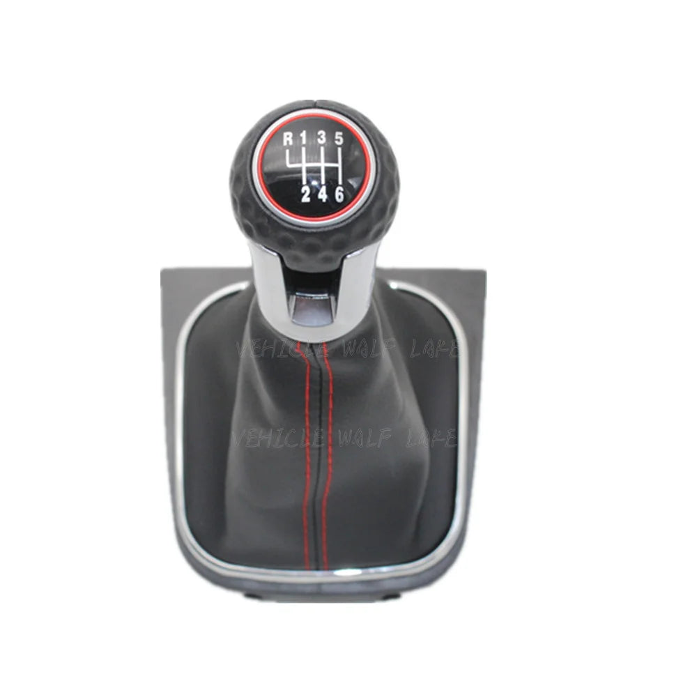 For VW Scirocco 2009 2010 2011 2012 2013 2014 Car-Stying 6 Speed Car Stick Gear Shift Knob With PU Leather Boot NovaCart