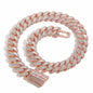 BES 20MM New Arrival Hip Hop Luxury Shiny Chunky Cuban Chain 5A CZ Diamond With Real Gold Plating Choker Necklace Jewelry NovaCart