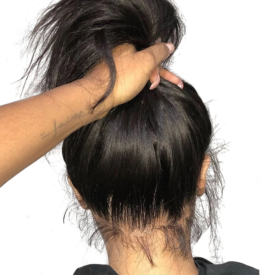 Cheap Vietnamese Raw Human Hair 360 HD Lace Frontal Wigs Short Bone Straight 13x6 Hd Human Hair Lace Front Wig for Black Women NovaCart