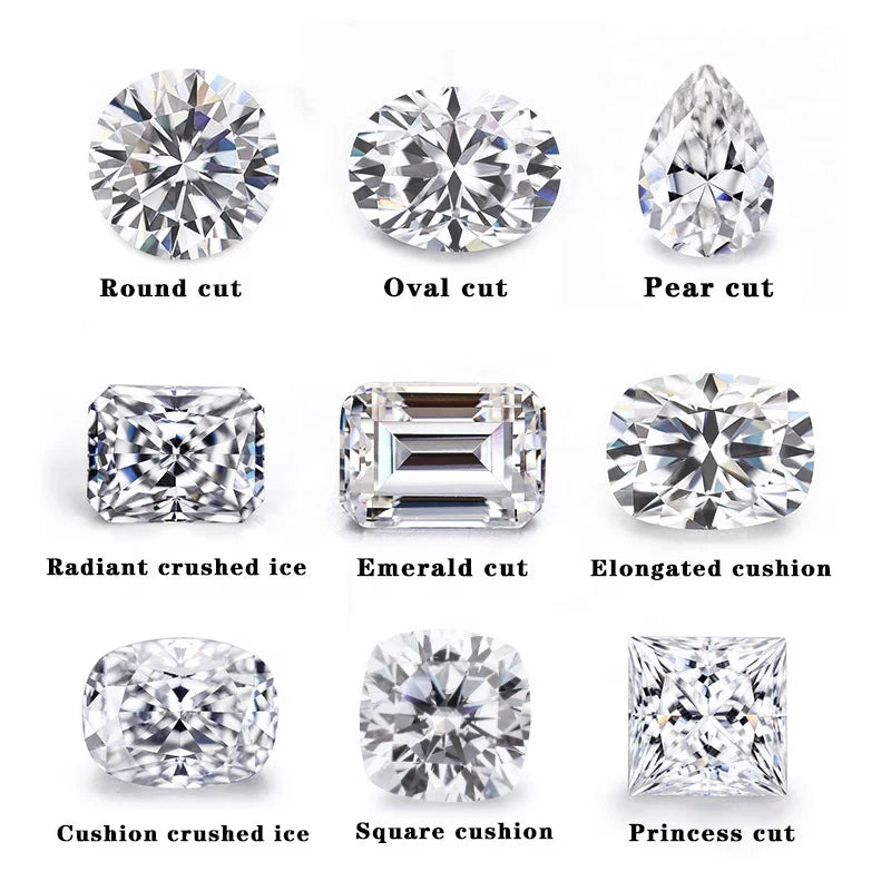 Starsgem Wholesale Mossanite Diamant 3.5ct Mosan Diamond Large Asscher Cut Moissanite Stones NovaCart