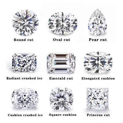 Starsgem Wholesale Mossanite Diamant 3.5ct Mosan Diamond Large Asscher Cut Moissanite Stones NovaCart