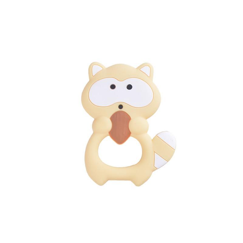 Food Grade Silicone Teethers Animal Fox Koala  Teether  Baby Silicone Chew Charms Kids Teething Gift Toddler Toys Stevvex