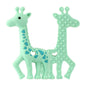 2pcs Cartoon Baby Teether Animal Silicone Teether Raccoon Elephant Koala Giraffe  Baby Teething Toys Accessories Perfect Toy For Kids Stevvex