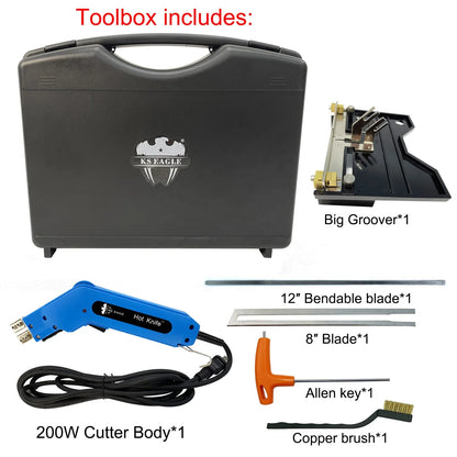 KS EAGLE Hand Held Electric Foam Cutter Heat Cutting Knife 200W Styrofoam Engraving Slotting Carving Tool Kit Hot Knife Cutter NovaCart
